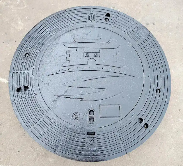 红星球墨铸铁井盖定制款展示